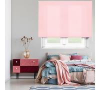 Blindecor Ara | Estor enrollable translúcido liso - Rosa, 120 x 175 cm (ancho por alto) | Tamaño de la Tela 117 x 170 cm | Estores para ventanas