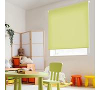 Blindecor Ara | Estor enrollable translúcido liso - Verde pistacho, 140 x 175 cm (ancho por alto) | Tamaño de la Tela 137 x 170 cm | Estores para ventanas