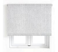 Blindecor Ara Lyon Gris | Estor Enrollable translúcido - 100 x 190 cm (Ancho por Alto) | Tamaño aproximado de la Tela 97 x 185 cm | Estores para Ventanas