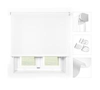 Blindecor Ara Premium | Estor liso translúcido de mayor calidad - Blanco, 160 x 190 cm (Ancho por Alto). Tamaño de la Tela 157 x 185 cm . Estores para ventanas