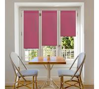 Blindecor Aure | Estor enrollable Easyfix translúcido liso - Fucsia, 87 x 180 cm (ancho por alto) | Tamaño de la Tela 84 x 175 cm | Estores sin herramientas para ventanas