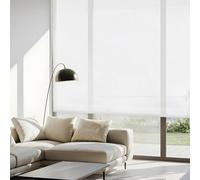Blindecor Belmont estor enrollable tejido translúcido brillante - Blanco, 140 x 270 cm (Ancho por Alto). Tamaño de la Tela 137 x 265 cm. Estores para ventanas