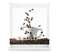 Blindecor Digital Cocina | Estor Enrollable Translúcido con Estampado Impresión Digital | Modelo Coffee | 150 x 180 cm (Ancho por Alto) Tamaño de la Tela 147 x 175 cm | Estores para Ventanas