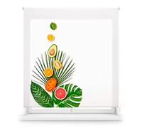 Blindecor Digital Cocina | Estor Enrollable Translúcido con Estampado Impresión Digital | TropicalFruit | 150 x 180 cm (Ancho por Alto) Tamaño de la Tela 147 x 175 cm | Estores para Ventanas