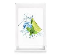 Blindecor Digital Cocina | Estor Enrollable Translúcido con Estampado Impresión Digital | WaterApple | 110 x 180 cm (Ancho por Alto) Tamaño de la Tela 107 x 175 cm | Estores para Ventanas