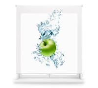 Blindecor Digital Cocina | Estor Enrollable Translúcido con Estampado Impresión Digital | WaterApple | 150 x 180 cm (Ancho por Alto) Tamaño de la Tela 147 x 175 cm | Estores para Ventanas