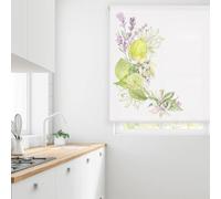 Blindecor Digital | Estor Enrollable Translúcido con Estampado Impresión Digital | Modelo PURELEMON | 140 x 180 cm (Ancho por Alto) Tamaño de la Tela 137 x 175 cm | Estores para Ventanas