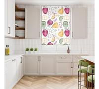 Blindecor Digital | Estor Enrollable Translúcido Estampado |Familia Cocina| Modelo C-Applepie | 130 x 180 cm (Ancho por Alto) Tamaño de la Tela 126 x 175 cm | Estores para Ventanas