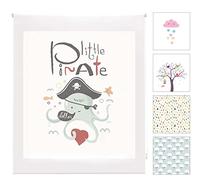 Blindecor Digital Infantil | Estor Enrollable Translúcido con Estampado Impresión Digital | Modelo Pirate | 130 x 180 cm (ancho por alto) Tamaño de la Tela 127 x 175 cm | Estores para Ventanas