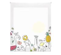 Blindecor Digital Infantil | Estor Enrollable Translúcido con Estampado Impresión Digital | Modelo Zoofruit | 150 x 180 cm (ancho por alto) Tamaño de la Tela 147 x 175 cm | Estores para Ventanas