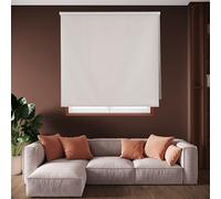 Blindecor Draco Estor Enrollable Opaco Liso - Gris Plata, 80 x 175 cm (Ancho por Alto). Tamaño de la Tela 77 x 170 cm. Estores térmicos Blackout
