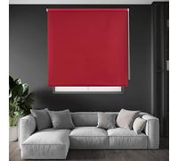 Blindecor Draco Estor enrollable opaco liso - Rojo burdeos, 160 x 175 cm (Ancho por Alto). Tamaño de la Tela 157 x 170 cm. Estores térmicos blackout