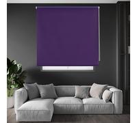 Blindecor Draco Estor Enrollable Opaco Liso, Violeta, 180 x 175 cm Ancho x Alto, Tamaño de la Tela 177 x 170 cm, Estores Térmicos Blackout