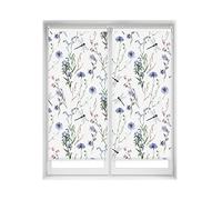 Blindecor Duo Relax | Pack 2 Estores Enrollables Translúcidos Sin Taladrar Easy Fix Impresión Digital | Modelo Dragonfly | 60 x 150 cm (ancho por alto) Tamaño de la Tela 57 x 145 cm