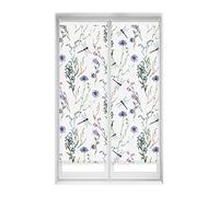 Blindecor Duo Relax | Pack 2 Estores Enrollables Translúcidos Sin Taladrar Easy Fix Impresión Digital | Modelo Dragonfly | 50 x 150 cm (ancho por alto) Tamaño de la Tela 47 x 145 cm