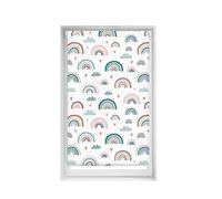 Blindecor Easy estores sin taladrar Estampados - Estor translúcido Estampado Digital, Arcoiris Azul, 95 x 150 cm (Ancho por Alto). Tamaño de la Tela 92 x 145cm