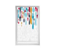 Blindecor Easy estores sin taladrar Estampados - Estor translúcido Estampado Digital, Cubiertos, 95 x 150 cm (Ancho por Alto). Tamaño de la Tela 92 x 145cm
