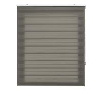 Blindecor | Estor Enrollable Noche y Día a Medida | Doble Capa | Color Antracita | 60 x 180 cm (Ancho por Alto) Tamaño de la Tela 57 x 175 cm | Estores para Ventanas