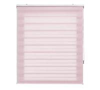 Blindecor | Estor Enrollable Noche y Día a Medida | Doble Capa | Color Rosa | 80 x 250 cm (Ancho por Alto) Tamaño de la Tela 77 x 245 cm | Estores para Ventanas
