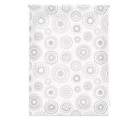 Blindecor estor enrollable translúcido con estampado digital Formas - Circle, estor de 130 x 180 cm (ancho x alto). Tamaño de la tela 127 x 175 cm. Estor estampado digital