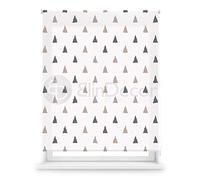 Blindecor estor enrollable translúcido con estampado digital Formas - Mountains, estor de 130 x 180 cm (ancho x alto). Tamaño de la tela 127 x 175 cm. Estor estampado digital