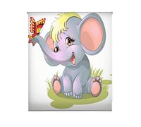 Blindecor Estor Enrollable translucido Estampado Digital Baby, Poliéster, Elefante, 150X180