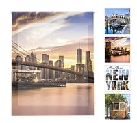 Blindecor Estor Enrollable Translucido Estampado Digital Urban, Brooklyn, 130 x 180 cm