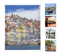 Blindecor Estor Enrollable Translucido Estampado Digital Urban, River, 130 x 180 cm