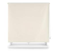 Blindecor Estor Opaco a Medida | Color Beige | 80 x 230 cm (Ancho por Alto) Tamaño de la Tela 77 x 225 cm | Estores Enrollables Opacos para Ventanas