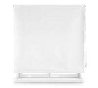 Blindecor Estor Opaco a Medida | Color Blanco Roto | 80 x 230 cm (Ancho por Alto) Tamaño de la Tela 77 x 225 cm | Estores Enrollables Opacos para Ventanas