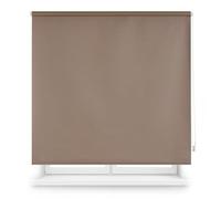Blindecor Estor Opaco a Medida | Color Marrón | 80 x 230 cm (Ancho por Alto) Tamaño de la Tela 77 x 225 cm | Estores Enrollables Opacos para Ventanas
