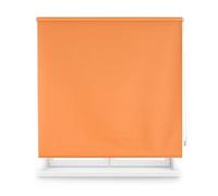 Blindecor Estor Opaco Premium a Medida | Color Naranja | 80 x 165 cm (Ancho por Alto) Tamaño de la Tela 77 x 160 cm | Estor Enrollable Opaco con Tubo de 38mm, más Resistente y Elegante