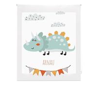 Blindecor | Estor Personalizado con Nombre | Estor Infantil 160 x 180 cm | Estores Enrollables con Impresión Digital Translúcido | Dibujo Cretacico