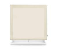 Blindecor Estor Translúcido a Medida | Estor Enrollable a Medida | Color Beige | 115 x 250 cm (Ancho por Alto) Tamaño de la Tela 112 x 245 cm | Estores Enrollables Translúcidos para Ventanas
