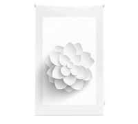 Blindecor Flores | Estor Enrollable Translúcido con Estampado Impresión Digital | Modelo Flower | 110 x 180 cm (ancho por alto) Tamaño de la Tela 107 x 175 cm | Estores para Ventanas