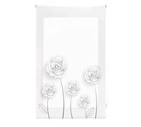 Blindecor Flores | Estor Enrollable Translúcido con Estampado Impresión Digital | Modelo Garden | 110 x 180 cm (ancho por alto) Tamaño de la Tela 107 x 175 cm | Estores para Ventanas