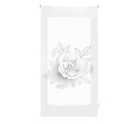 Blindecor Flores | Estor Enrollable Translúcido con Estampado Impresión Digital | Modelo Rose | 90 x 180 cm (ancho por alto) Tamaño de la Tela 87 x 175 cm | Estores para Ventanas