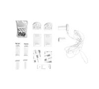 Blindecor | Kit de Mecanismo para Cortinas Enrollables | Compatible con Tubos de 17 mm - Blanco | Caja mecanismos de sustitución Completo