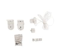 Blindecor | Kit de Mecanismo para Cortinas Enrollables | Compatible con Tubos de 28 mm - Blanco | Caja mecanismos de sustitución Completo
