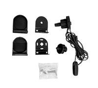 Blindecor | Kit de Mecanismo para Cortinas Enrollables | Compatible con Tubos de 38 mm - Negro | Caja mecanismos de sustitución Completo