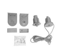 Blindecor | Kit de Mecanismo para Cortinas Enrollables | Compatible con Tubos de 43 mm - Gris | Caja mecanismos de sustitución Completo