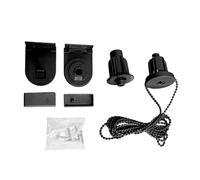 Blindecor | Kit de Mecanismo para Cortinas Enrollables | Compatible con Tubos de 43 mm - Negro | Caja mecanismos de sustitución Completo