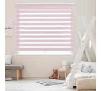 Blindecor Lira estor enrollable noche y día, color Rosa, estor de 180 x 250 cm (ancho x alto). Tamaño de la tela 177 x 245 cm. Estores noche y dia elegantes