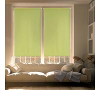 Blindecor Zeus Estor enrollable Easyfix opaco liso - Verde pistacho, 42 x 180 cm (Ancho por Alto). Tamaño de la Tela 39 x 175 cm. Estores sin herramientas blackout