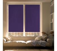 Blindecor Zeus Estor enrollable Easyfix opaco liso - Violeta, 62 x 180 cm (Ancho por Alto). Tamaño de la Tela 59 x 175 cm. Estores sin herramientas blackout