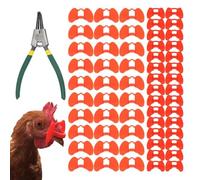 Blinder de pollo genérico - Blinder para, blinder anti-piratería para pollo, gafas de combate de gallo, faisanes de pollo, mezclador de ladrones de gafas de ojo con pinza
