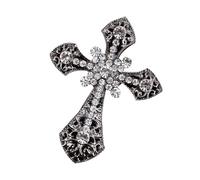Bling Cross Car Vent Clip | Metal Diamond Religious Air Outlet Perfume