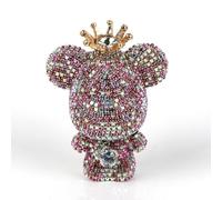 Bling Crystal Bear - Ambientador de coche con clip de ventilación, regalo del día de San Valentín, ambientador de ventilación de coche para decoración de ventilación, decoración estética de coche con