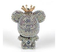Bling Crystal Bear - Ambientador de coche con clip de ventilación, regalo del día de San Valentín, ambientador de ventilación de coche para decoración de ventilación, decoración estética de coche con
