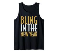 Bling For The New Year Glam Sparkle Fun Emocionante Celebración Camiseta sin Mangas